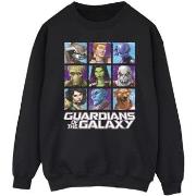 Sweat-shirt Guardians Of The Galaxy Character Squares