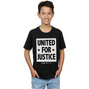 T-shirt enfant Dc Comics Justice League United For Justice