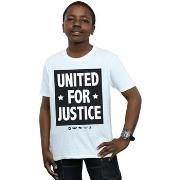 T-shirt enfant Dc Comics Justice League United For Justice