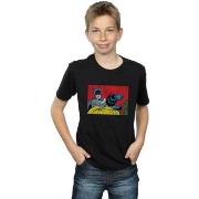 T-shirt enfant Dc Comics Batman Robin Slap