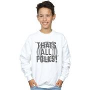 Sweat-shirt enfant Dessins Animés That's All Folks Text