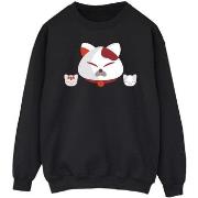 Sweat-shirt Disney Big Hero 6 Baymax Kitten Heads