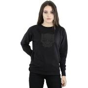 Sweat-shirt Marvel Black Panther Black On Black