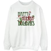 Sweat-shirt Rick And Morty Happy Human Holidays