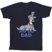 T-shirt enfant Disney Lady And The Tramp Just Like Dad