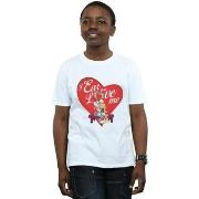 T-shirt enfant Dessins Animés Bugs Bunny And Lola Valentine's Day Love...