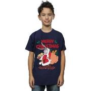 T-shirt enfant Dessins Animés Santa Bugs Bunny