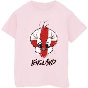 T-shirt enfant Dessins Animés Tweety England Face