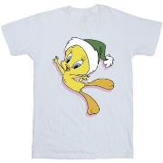 T-shirt enfant Dessins Animés Tweety Christmas Hat