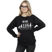 Sweat-shirt Acdc Evolution Of Rock