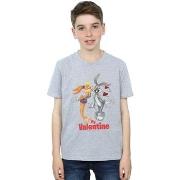 T-shirt enfant Dessins Animés Bugs Bunny And Lola Valentine's Day