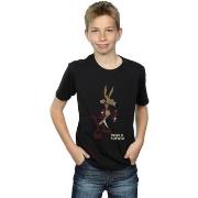 T-shirt enfant Dessins Animés Wile E Coyote Distressed