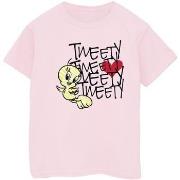 T-shirt enfant Dessins Animés Tweety Love Heart