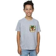 T-shirt enfant Dessins Animés Wile E Coyote Face Faux Pocket