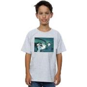 T-shirt enfant Dessins Animés Bugs Bunny Sylvester Letter