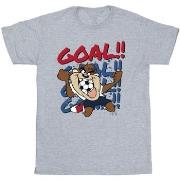 T-shirt enfant Dessins Animés Taz Goal Goal Goal