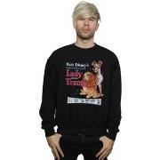 Sweat-shirt Disney Lady And The Tramp Distressed Classic Poster