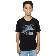 T-shirt enfant Marvel The Avengers Quinjet Breakdown