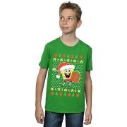 T-shirt enfant Spongebob Squarepants Ugly Christmas
