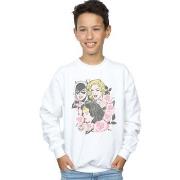 Sweat-shirt enfant Dc Comics Super Powers Floral Frame