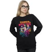 Sweat-shirt Dc Comics Super Powers Neon Floral