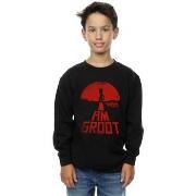 Sweat-shirt enfant Marvel Guardians Of The Galaxy I Am Groot Red