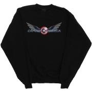 Sweat-shirt Marvel Falcon And The Winter Soldier Captain America Logo