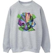 Sweat-shirt Marvel Guardians Of The Galaxy Groot Shattered