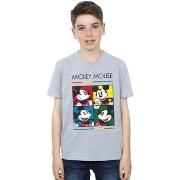 T-shirt enfant Disney Mickey Mouse Square Colour
