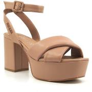 Chaussures Guess Sandalo Tacco Donna Natural Rosa FLJSNNLEA03