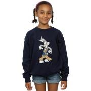 Sweat-shirt enfant Dessins Animés Bugs Bunny Rapper