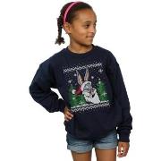 Sweat-shirt enfant Dessins Animés Bugs Bunny Christmas Fair Isle
