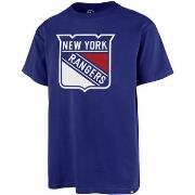 T-shirt '47 Brand 47 NHL TEE NEW YORK RANGERS PRINT ECHO ROYAL