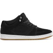 Chaussures de Skate Es ACCEL SLIM MID BLACK WHITE SILVER