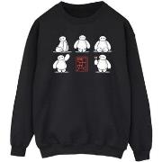 Sweat-shirt Disney Big Hero 6 Baymax Many Poses