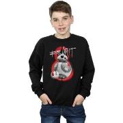 Sweat-shirt enfant Disney The Last Jedi Roll With It