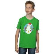 T-shirt enfant Disney The Last Jedi Porg Christmas Lights