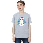 T-shirt enfant Disney The Last Jedi Porg Christmas Lights