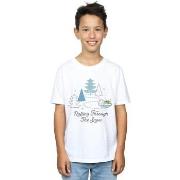 T-shirt enfant Disney The Mandalorian Rolling Through The Snow