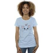 T-shirt Disney Classics Marie Face Pocket