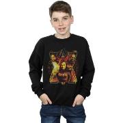 Sweat-shirt enfant Marvel Avengers Endgame Distressed Sunburst