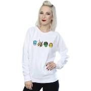 Sweat-shirt Marvel Avengers Comic Heads