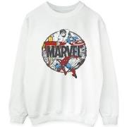 Sweat-shirt Marvel Character Circle