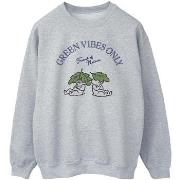 Sweat-shirt Disney Chip 'n Dale Green Vibes Only