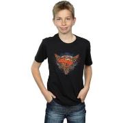 T-shirt enfant Dc Comics Superman Wings Shield