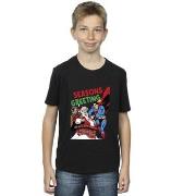 T-shirt enfant Dc Comics Superman Santa Comic