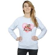 Sweat-shirt Dessins Animés Taz Valentine's Day Crazy In Love