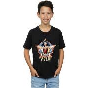 T-shirt enfant Dc Comics Wonder Woman 84 Star Design