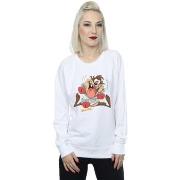 Sweat-shirt Dessins Animés Taz Valentine's Day Madly In Love