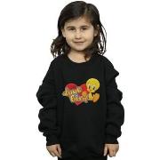 Sweat-shirt enfant Dessins Animés Tweety Pie Valentine's Day Love Bird